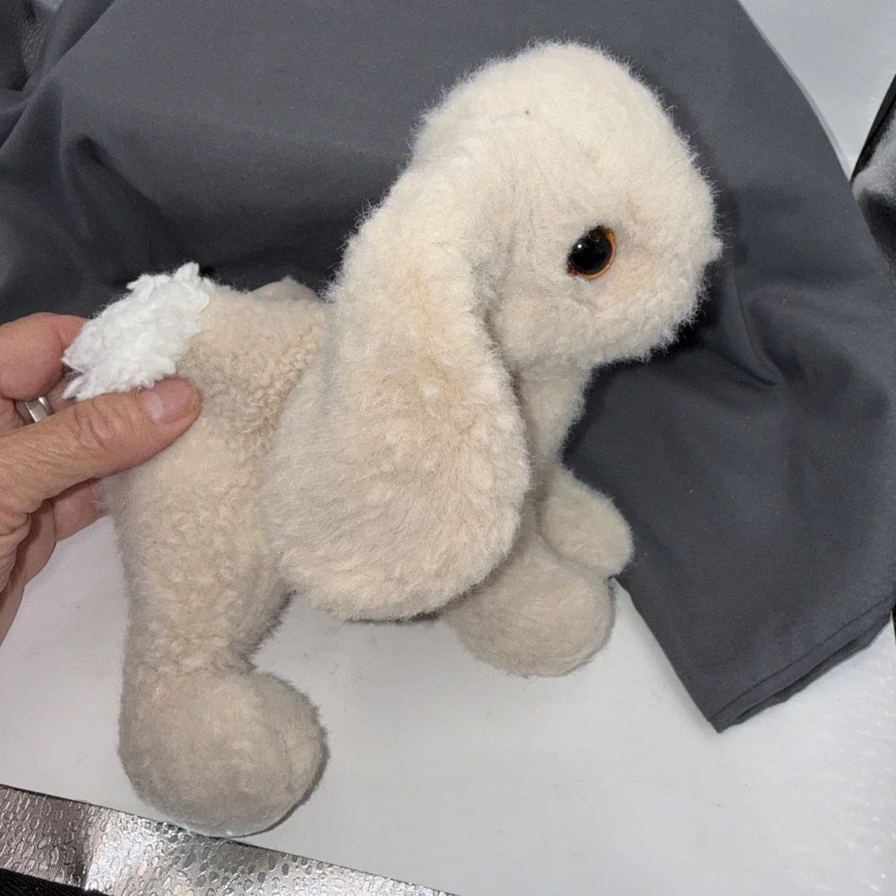 Douglas Cuddle Toys  Floppy Ear Bunny Rabbit Plush Beige